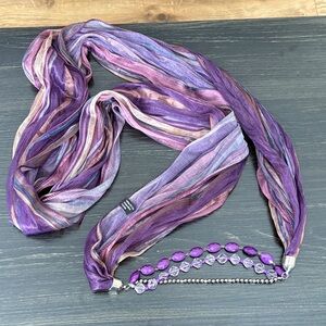Purple and Pink Scarf